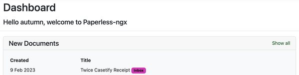 Over-engineering my document storage system with Paperless-ngx